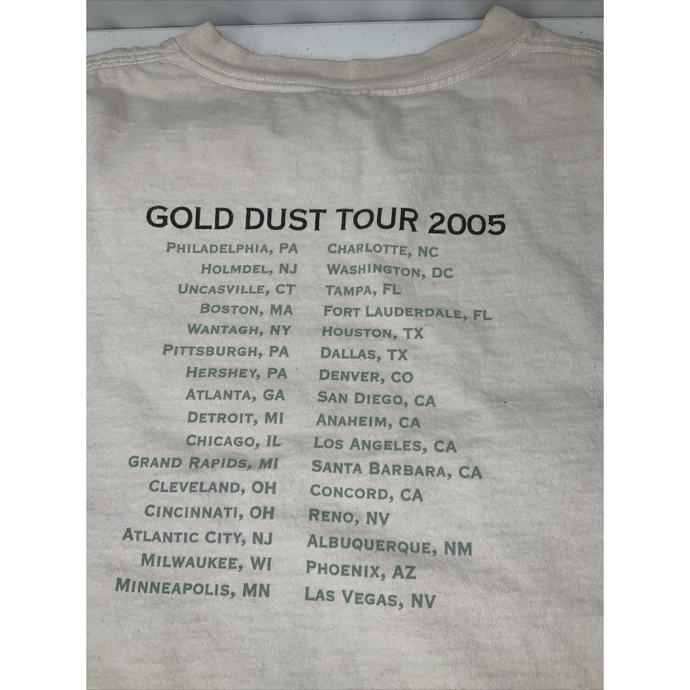 Vintage Stevie Nicks Shirt 2XL Gold Dust Tour 2005 Graphic Tee Concert Y2K - Picture 10 of 13